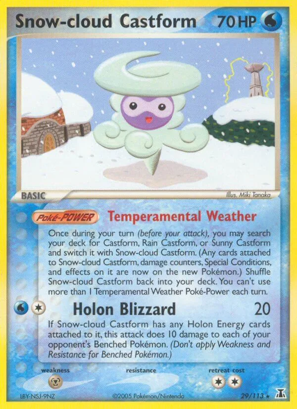 Snow-cloud Castform, Delta Species 29/113