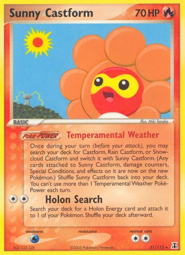 Sunny Castform, Delta Species 31/113