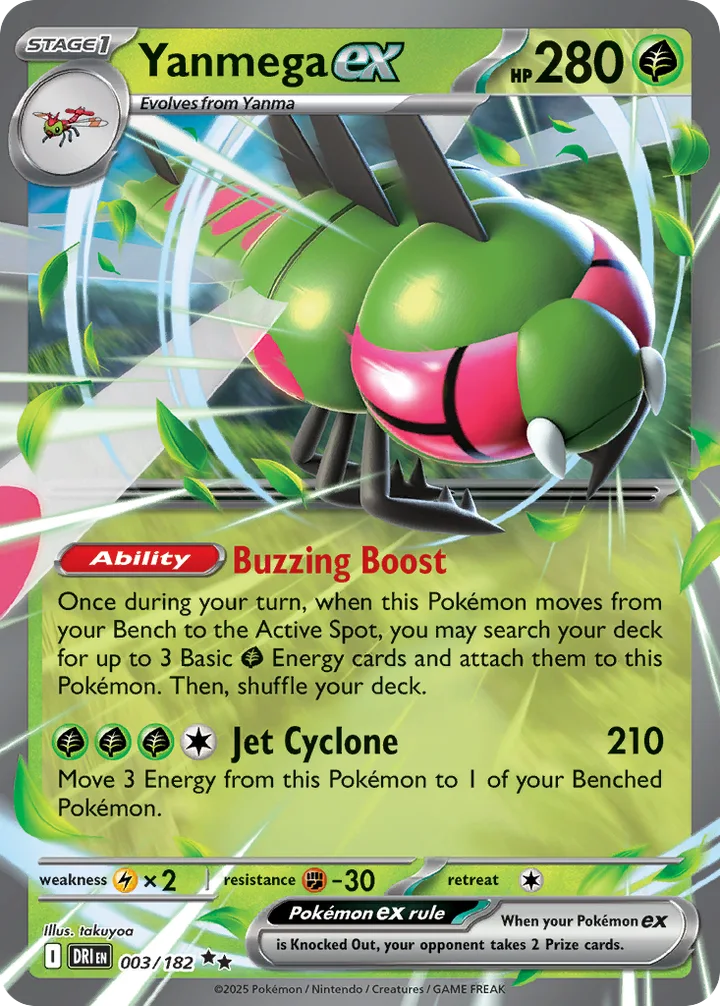 Yanmega ex, Destined Rivals 003/182