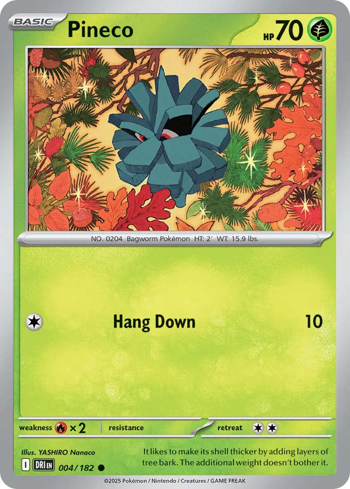 Pineco, Destined Rivals 004/182