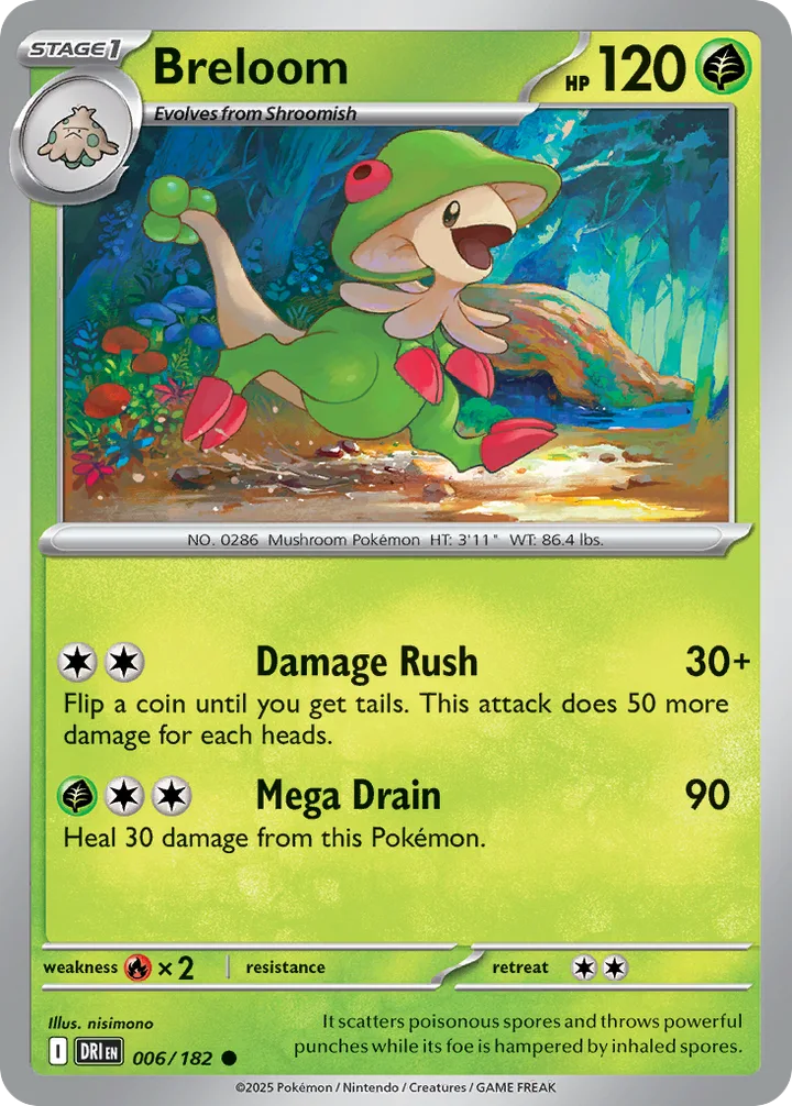 Breloom, Destined Rivals 006/182
