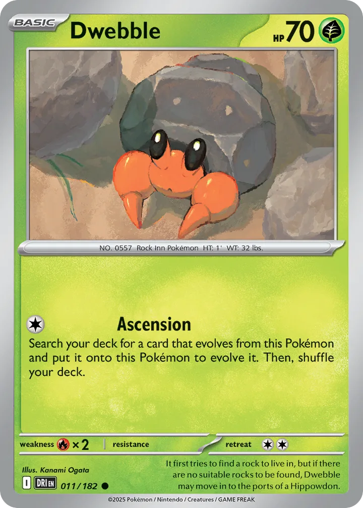 Dwebble, Destined Rivals 011/182