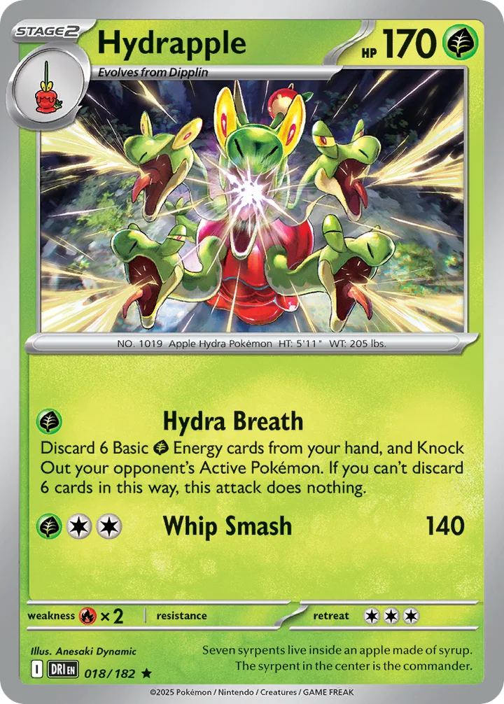 Hydrapple, Destined Rivals 018/182