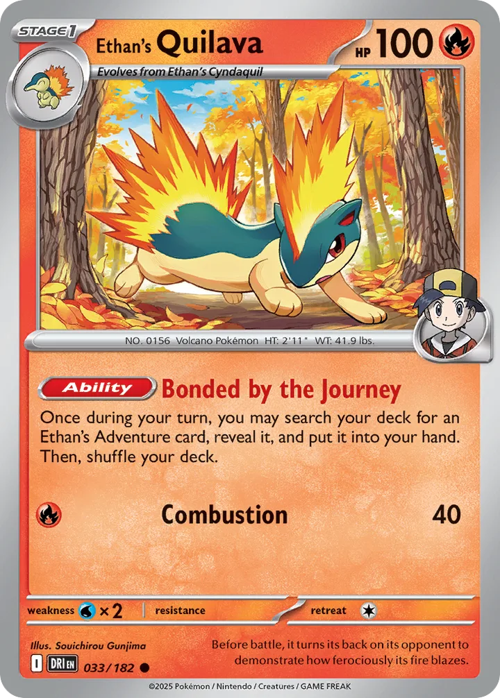 Ethan’s Quilava, Destined Rivals 033/182