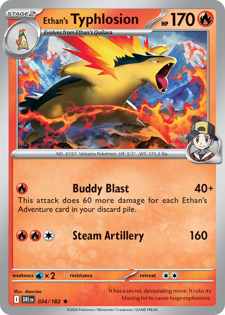 Ethan’s Typhlosion, Destined Rivals 034/182