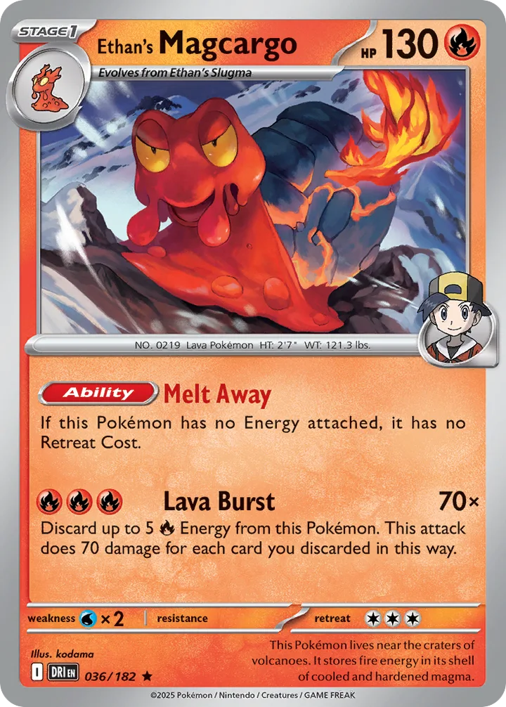 Ethan’s Magcargo, Destined Rivals 036/182