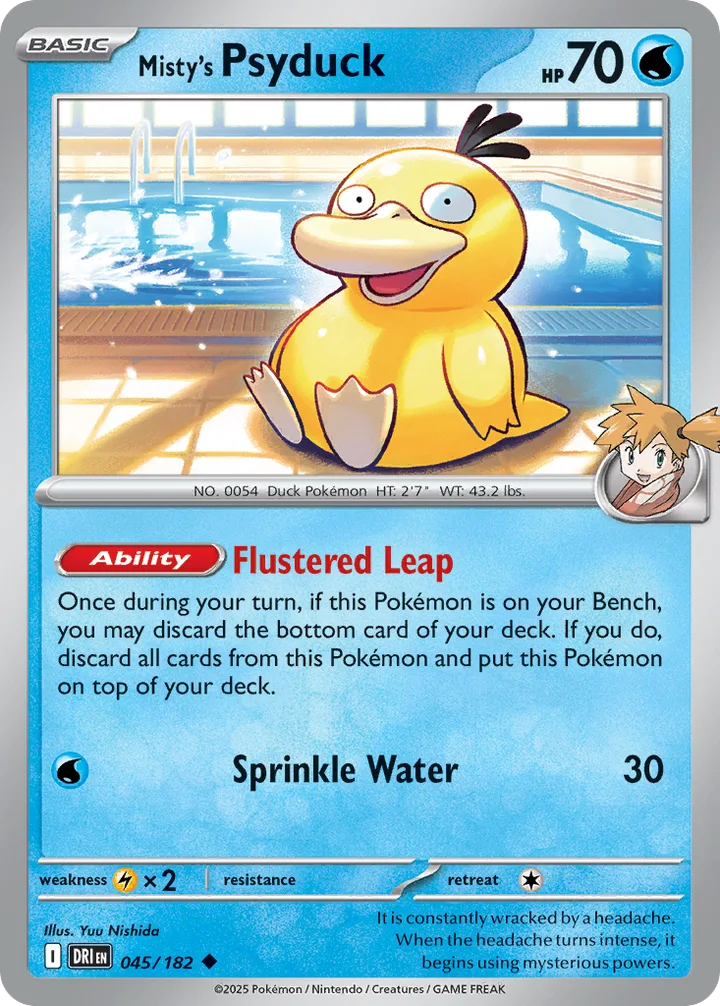 Misty’s Psyduck, Destined Rivals 045/182
