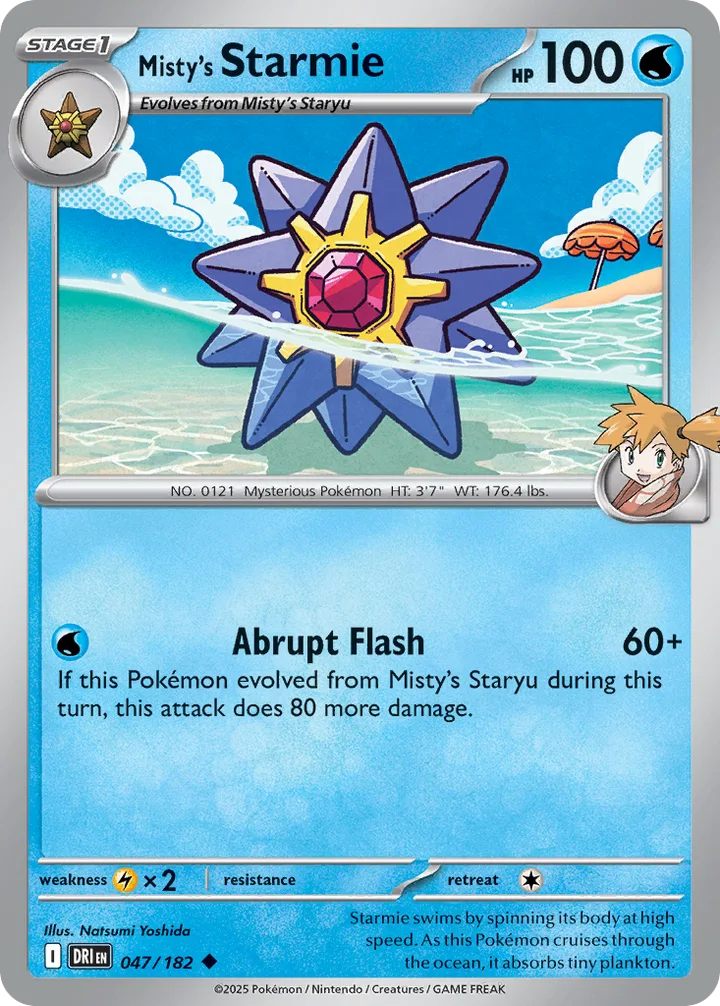 Misty’s Starmie, Destined Rivals 047/182