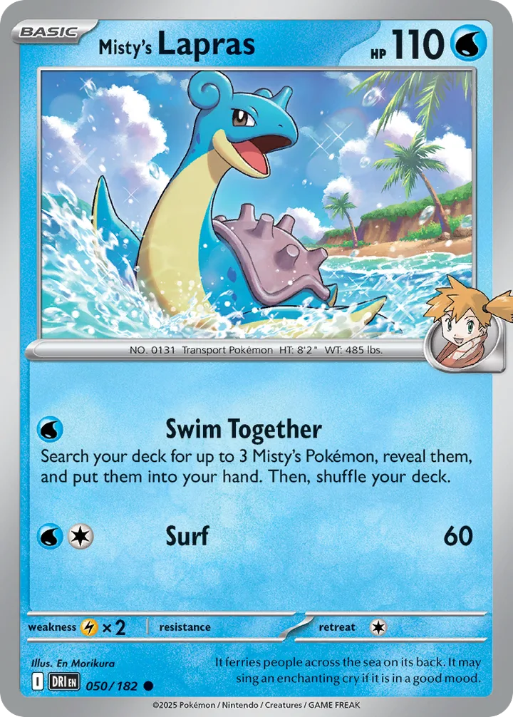Misty’s Lapras, Destined Rivals 050/182