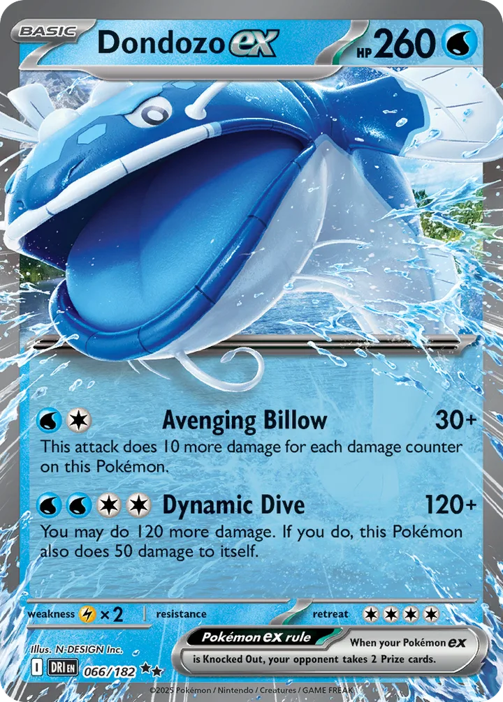 Dondozo ex, Destined Rivals 066/182