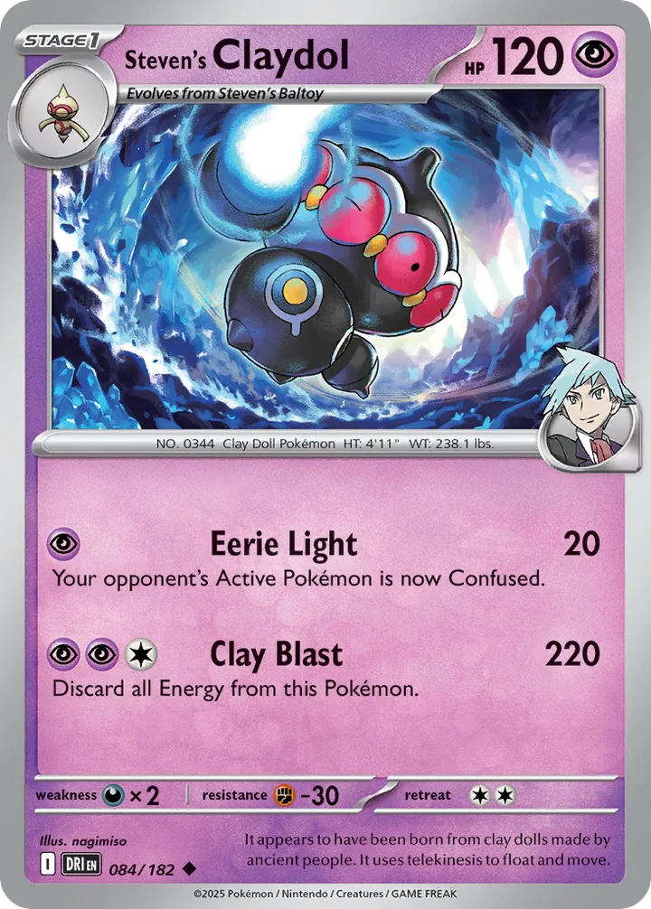 Steven’s Claydol, Destined Rivals 084/182