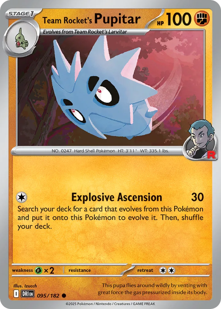 Team Rocket’s Pupitar, Destined Rivals 095/182