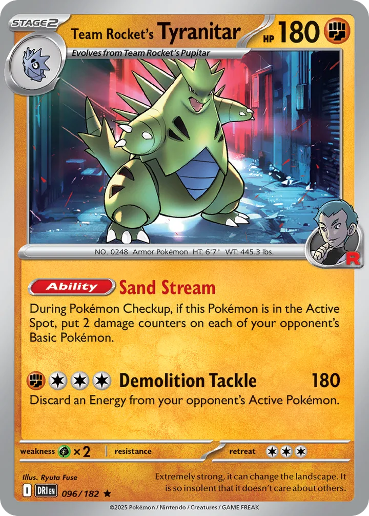 Team Rocket’s Tyranitar, Destined Rivals 096/182