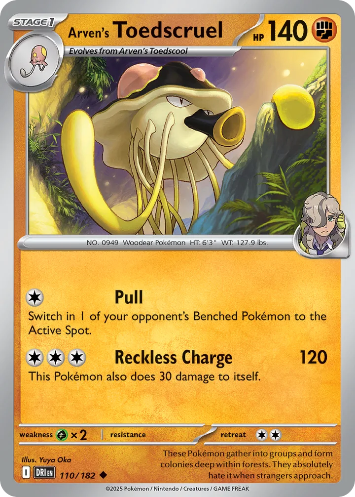 Arven’s Toedscruel, Destined Rivals 110/182