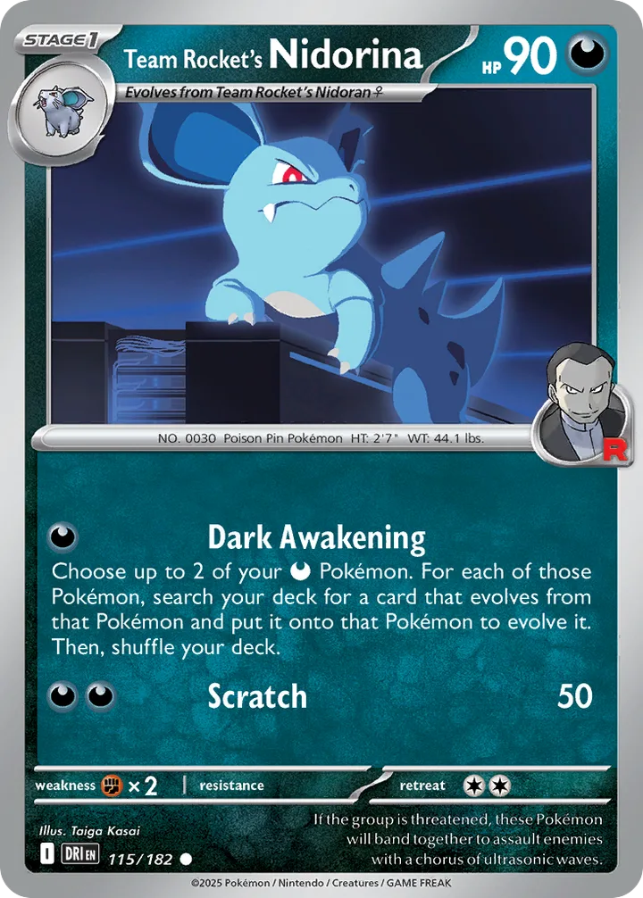 Team Rocket’s Nidorina, Destined Rivals 115/182