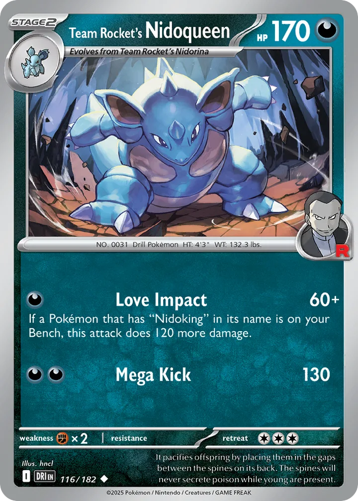 Team Rocket’s Nidoqueen, Destined Rivals 116/182