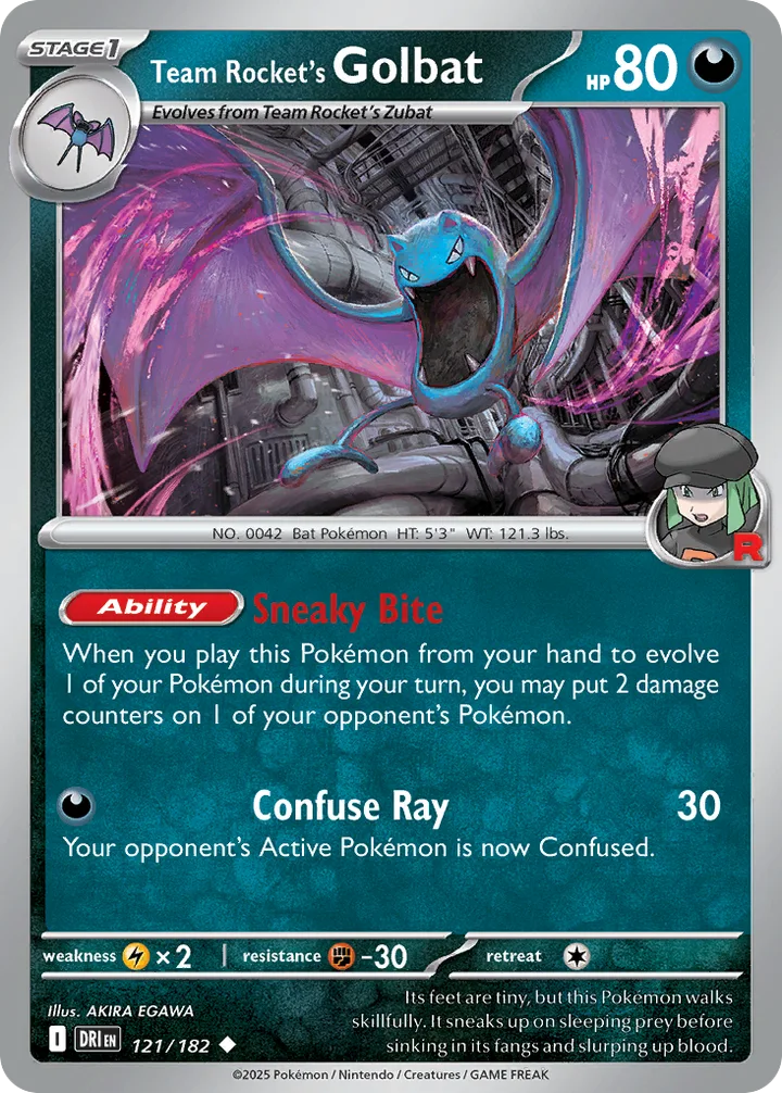 Team Rocket’s Golbat, Destined Rivals 121/182