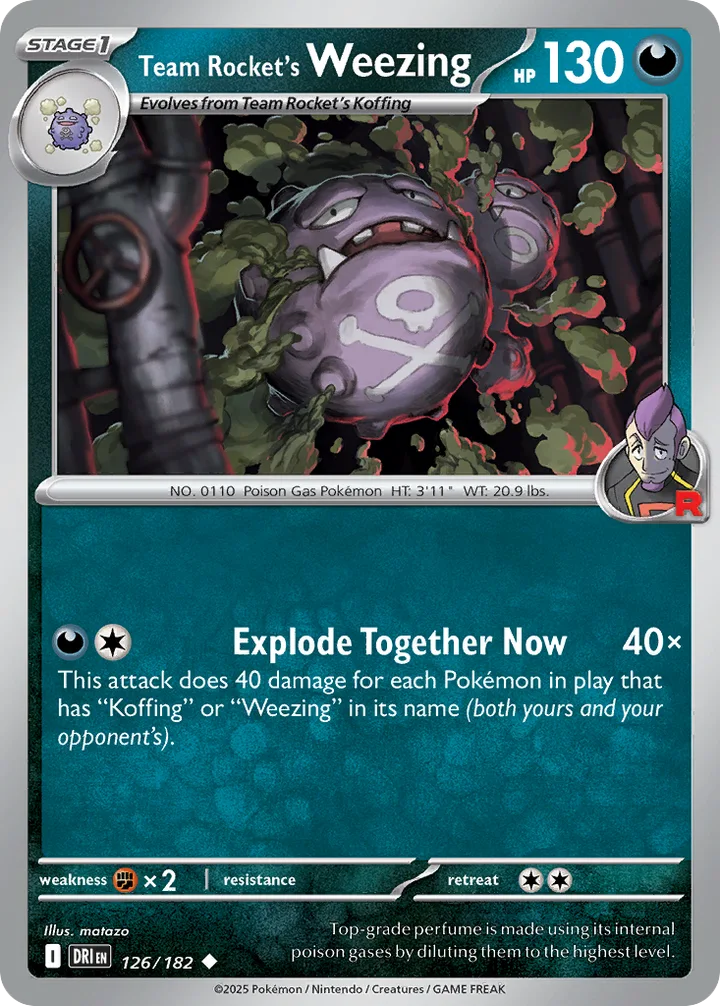 Team Rocket’s Weezing, Destined Rivals 126/182