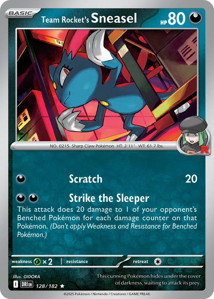 Team Rocket’s Sneasel, Destined Rivals 128/182