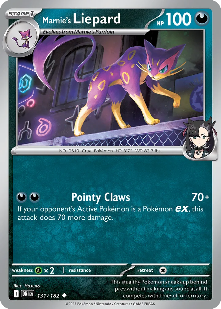 Marnie’s Liepard, Destined Rivals 131/182