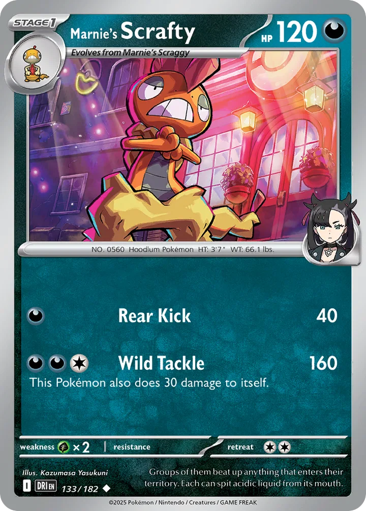 Marnie’s Scrafty, Destined Rivals 133/182