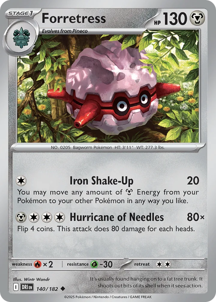 Forretress, Destined Rivals 140/182