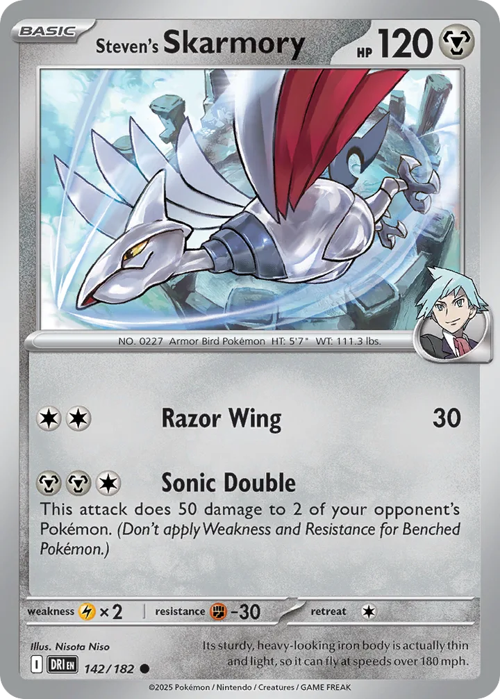Steven’s Skarmory, Destined Rivals 142/182