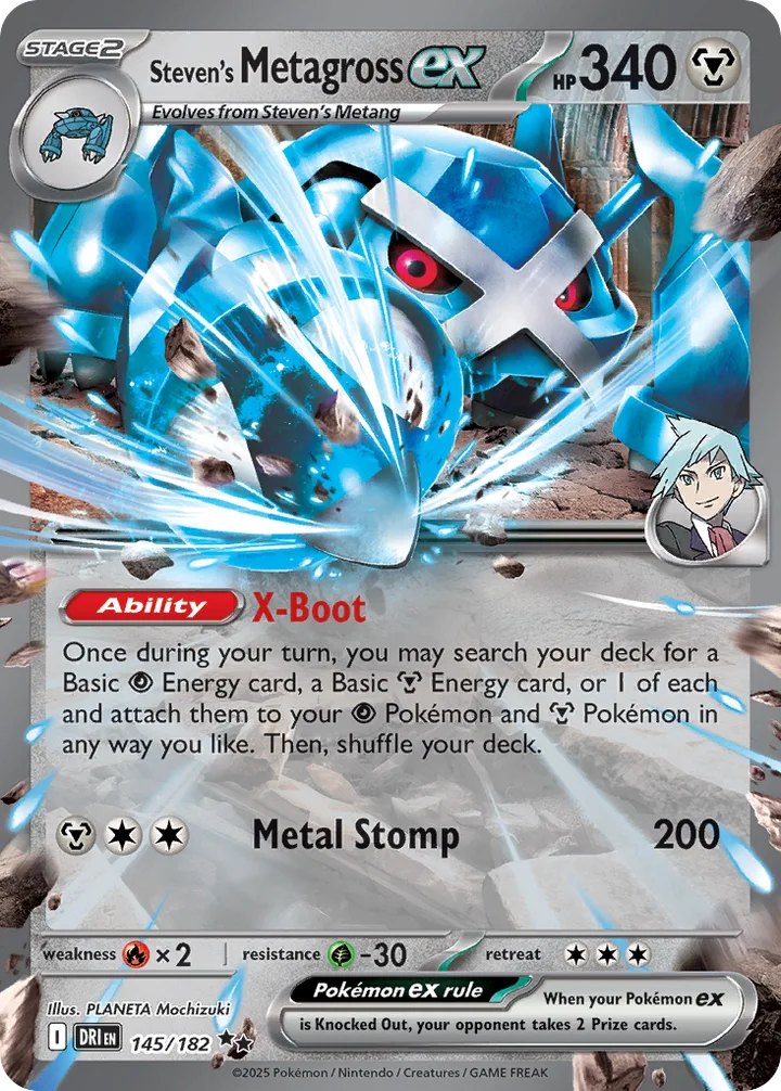 Steven’s Metagross ex, Destined Rivals 145/182