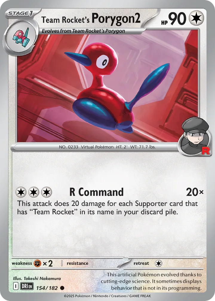 Team Rocket’s Porygon2, Destined Rivals 154/182
