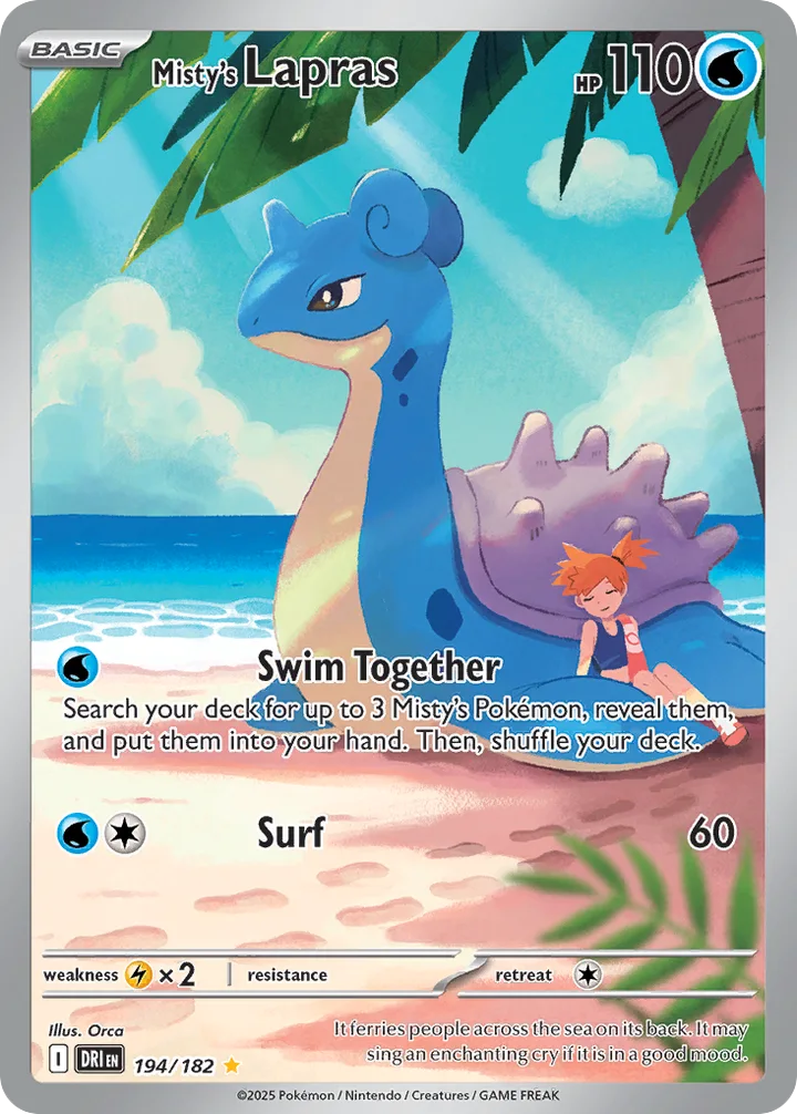 Misty’s Lapras, Destined Rivals 194/182
