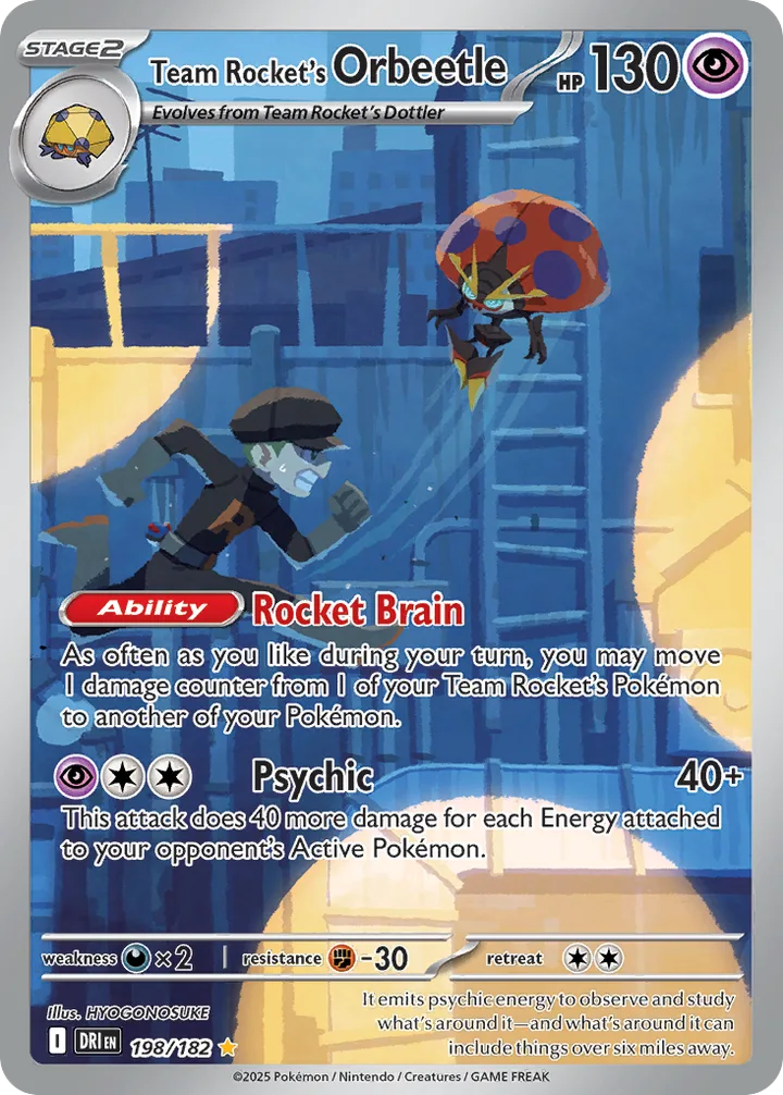 Team Rocket’s Orbeetle, Destined Rivals 198/182