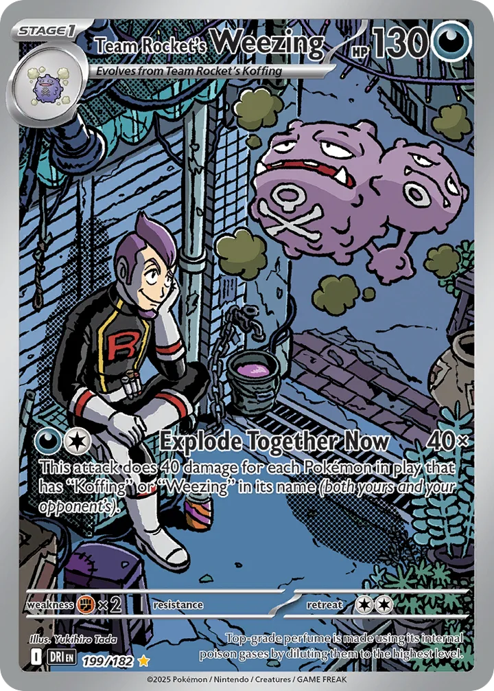 Team Rocket’s Weezing, Destined Rivals 199/182