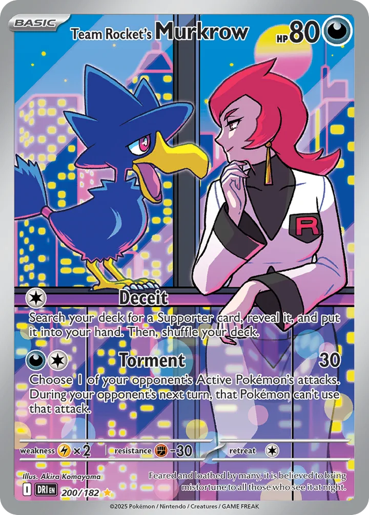 Team Rocket’s Murkrow, Destined Rivals 200/182