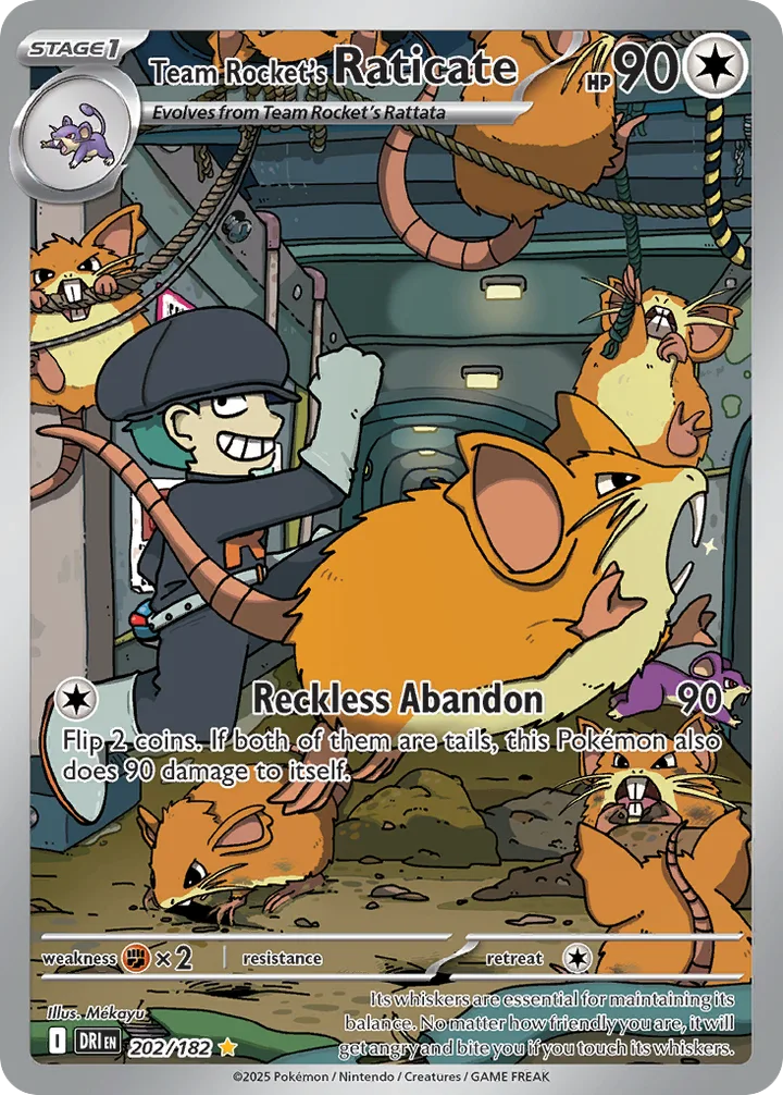 Team Rocket’s Raticate, Destined Rivals 202/182