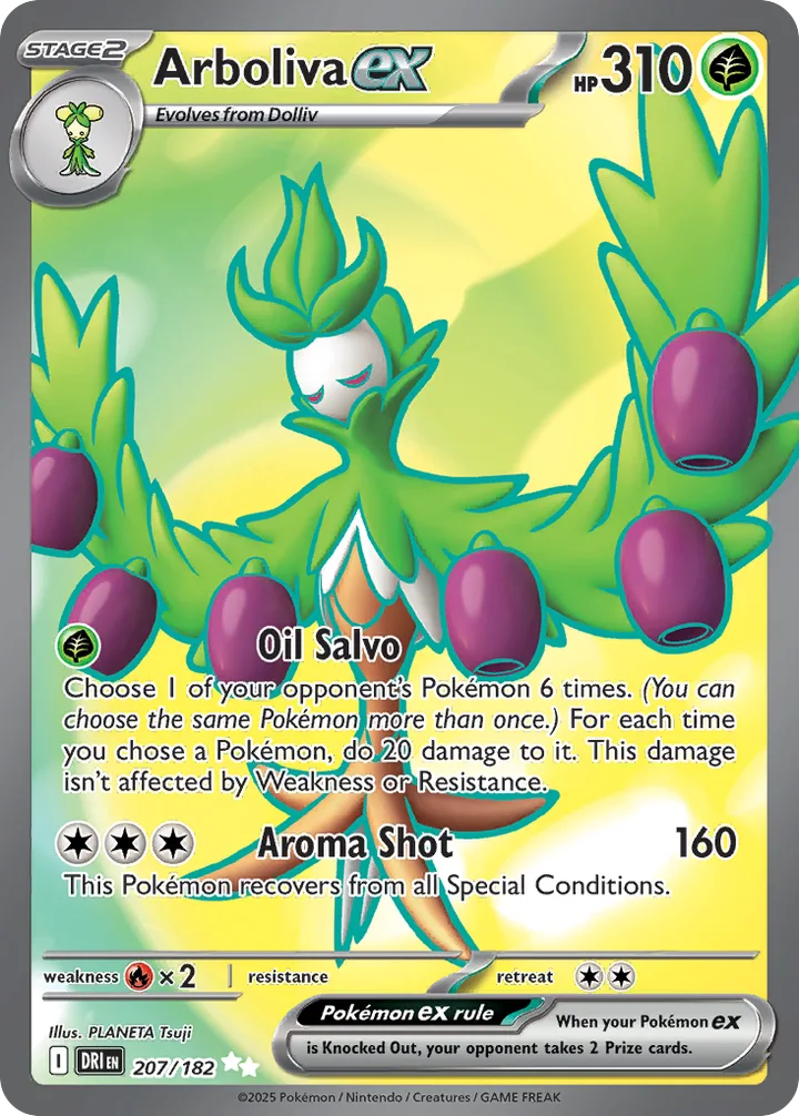 Arboliva ex, Destined Rivals 207/182