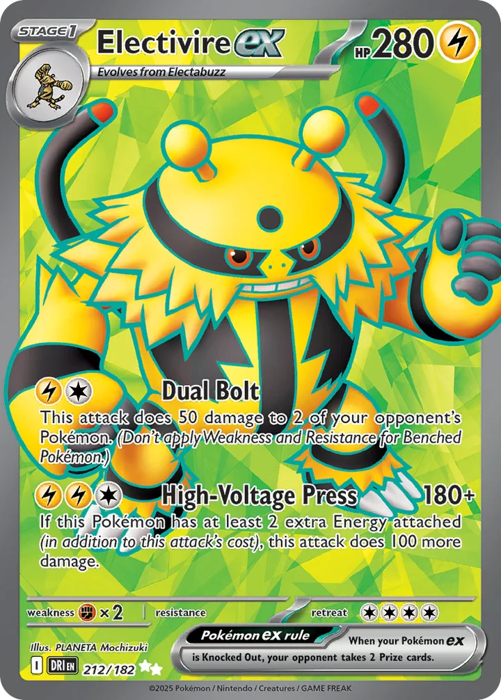 Electivire ex, Destined Rivals 212/182