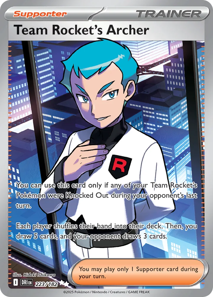 Team Rocket’s Archer, Destined Rivals 223/182