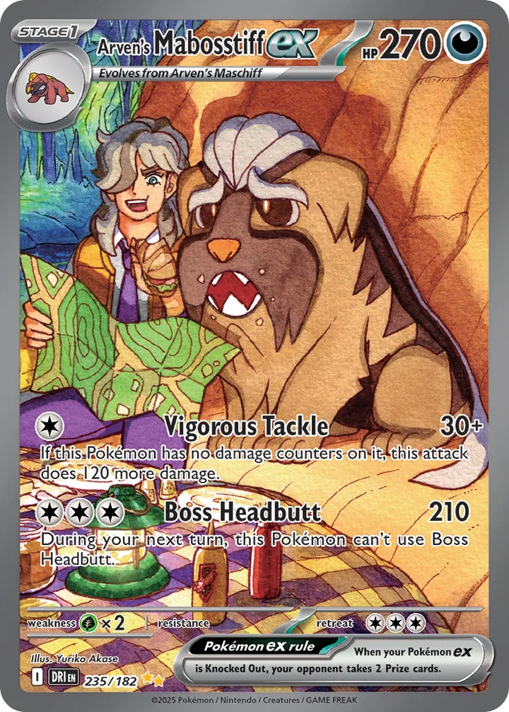 Arven’s Mabosstiff ex, Destined Rivals 235/182