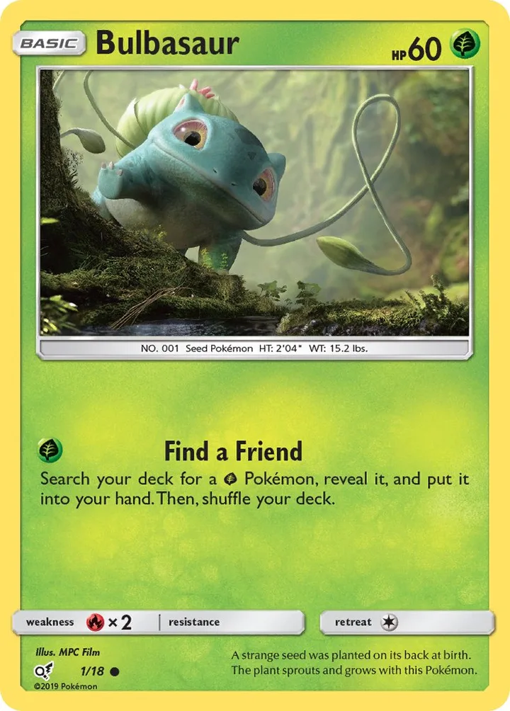 Bulbasaur, Detective Pikachu 1/18