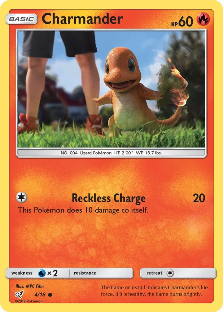 Charmander, Detective Pikachu 4/18