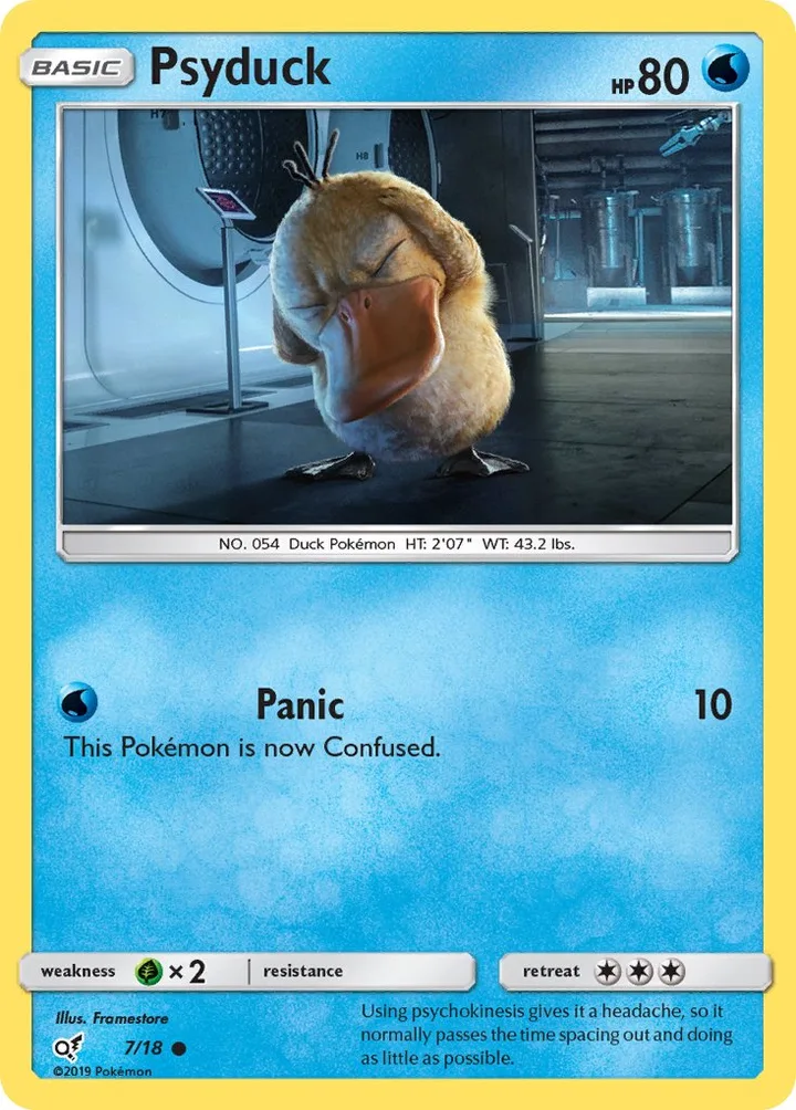 Psyduck, Detective Pikachu 7/18