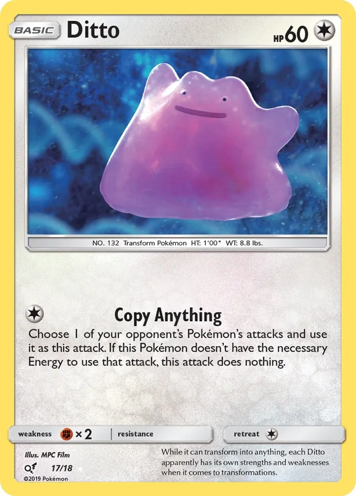 Ditto, Detective Pikachu 17/18
