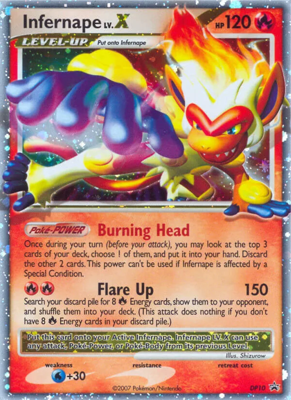 Infernape LV.X, Diamond & Pearl Promos DP10