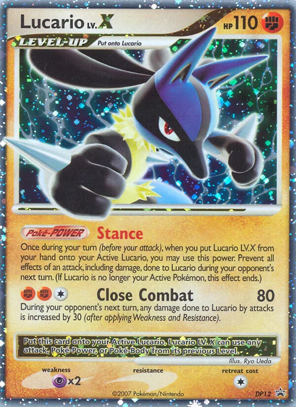 Lucario LV.X, Diamond & Pearl Promos DP12