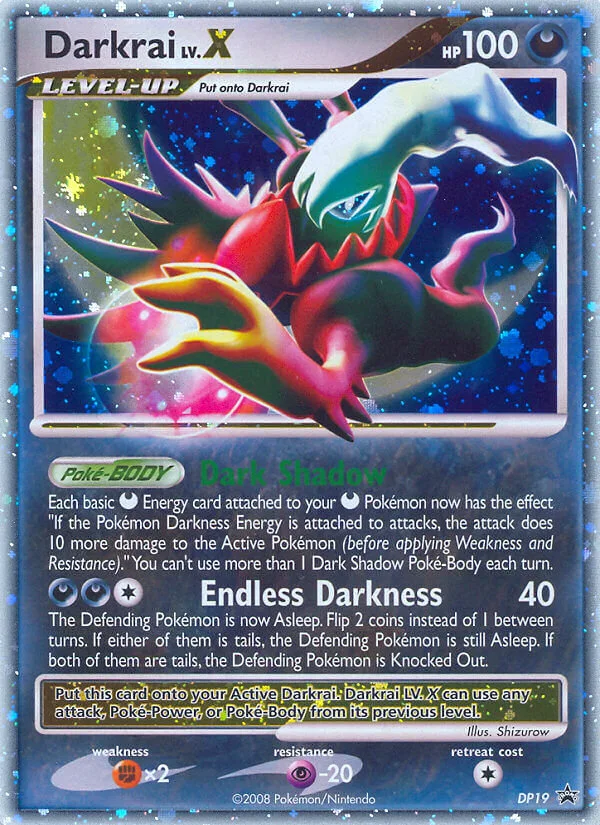 Darkrai LV.X, Diamond & Pearl Promos DP19