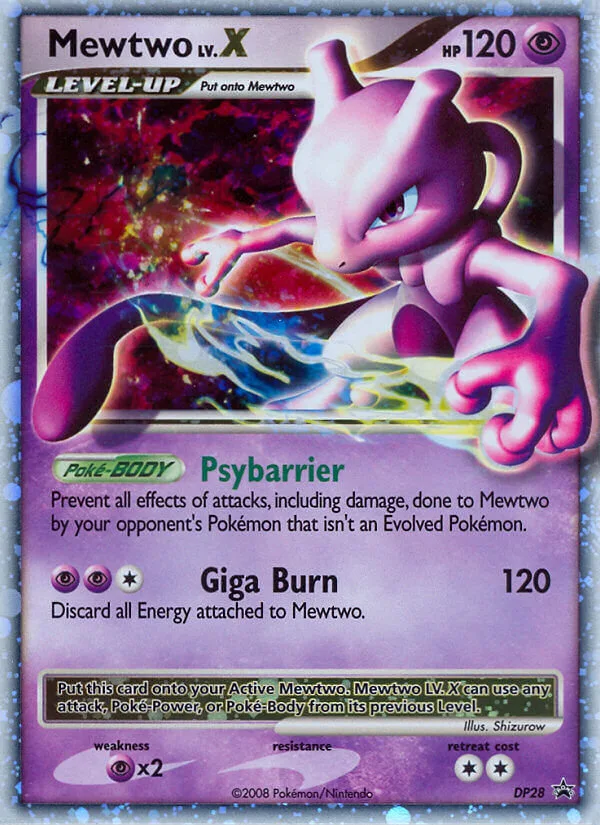Mewtwo LV.X, Diamond & Pearl Promos DP28
