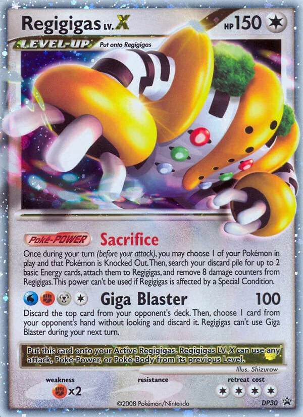 Regigigas LV.X, Diamond & Pearl Promos DP30