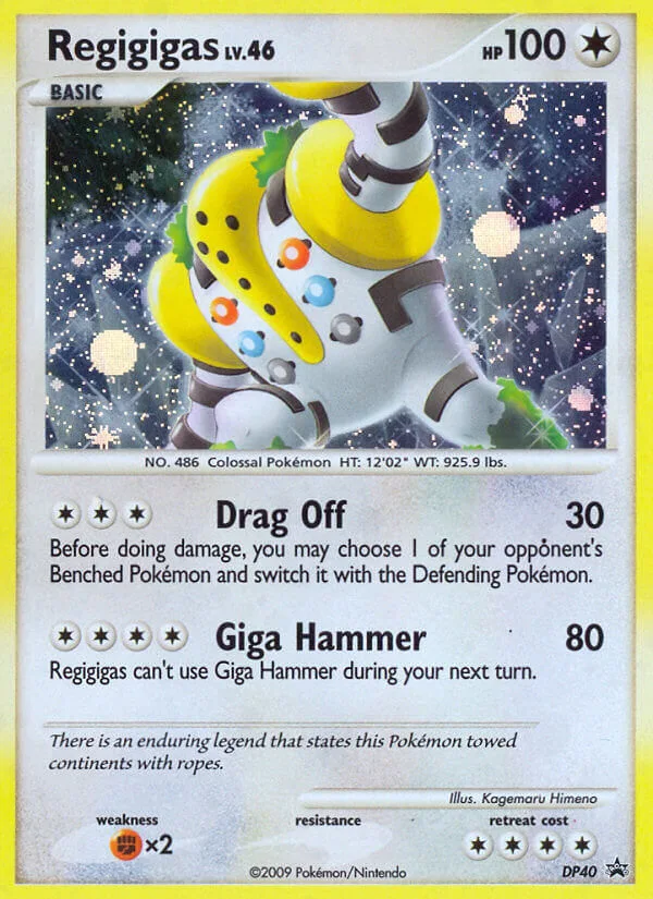 Regigigas, Diamond & Pearl Promos DP40