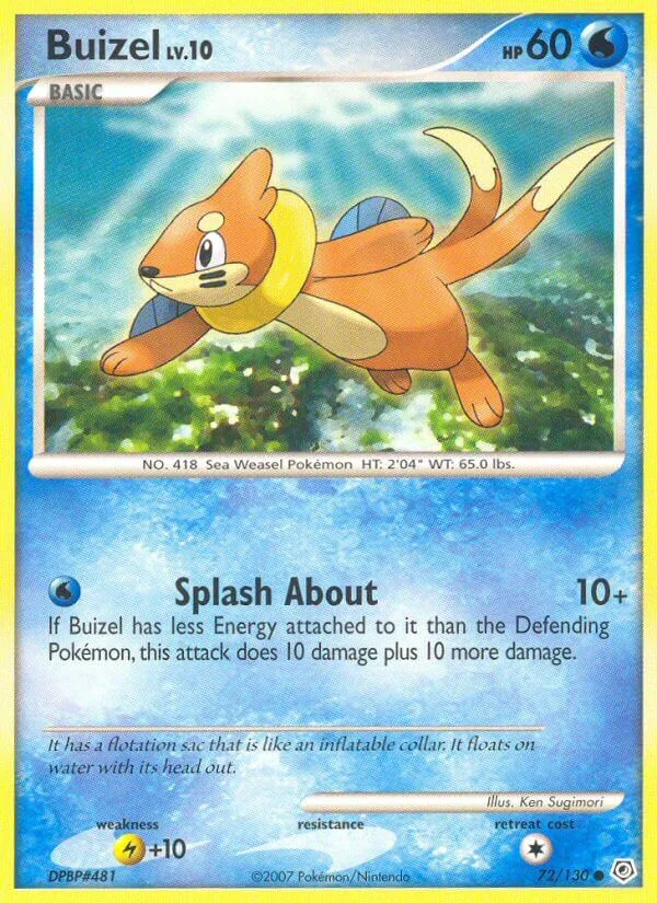 Buizel, Diamond & Pearl 72/130