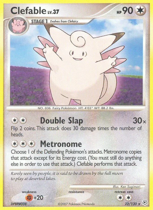 Clefable, Diamond & Pearl 22/130